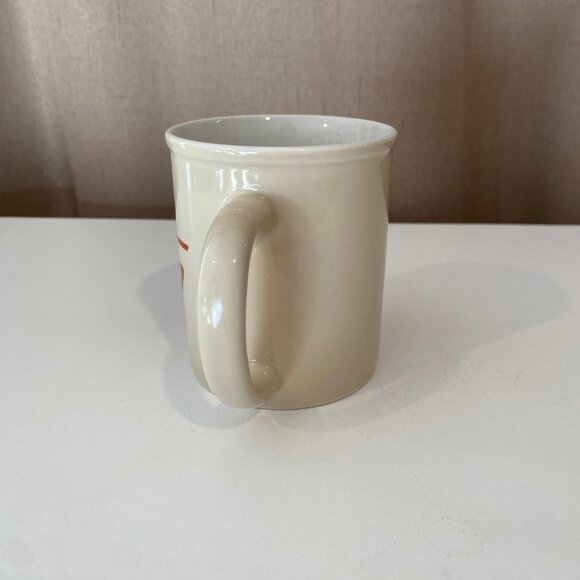Vintage Vitro Beige Coffee Mug 3.5” Ceramic Retro Logo‎ Collectible - Picture 2 of 6
